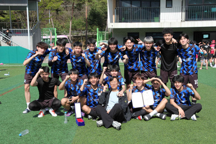 고등부 2위 다솜고 단체사진