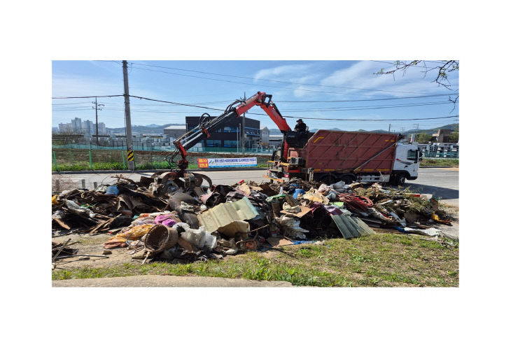 이순신축제 대비 ‘적치쓰레기 집중 수거’ 총력 대응