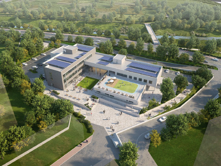 노인복지관 건립 조감도