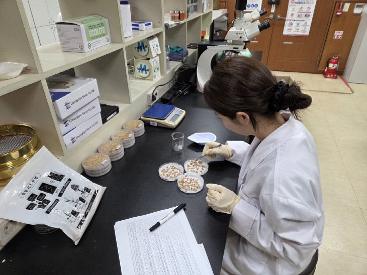 벼 종자 발아율 검사 지원…“농사 첫걸음 돕는다”