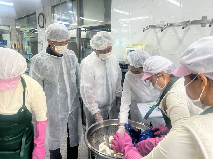 [교육지원청] 증평중 급식 현장방문 (2)