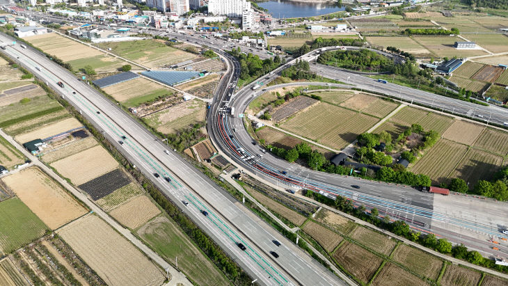 경산나들목 차로 증설구간 개통