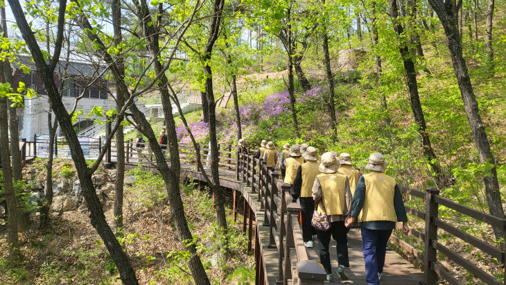 지난해 '한마음 치매극복 걷기행사' 사진.(사진=음성군 제공)