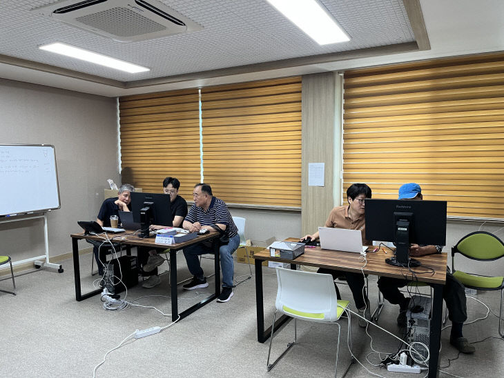 경계 협의를 위한 임시 상담소 운영 모습(2)