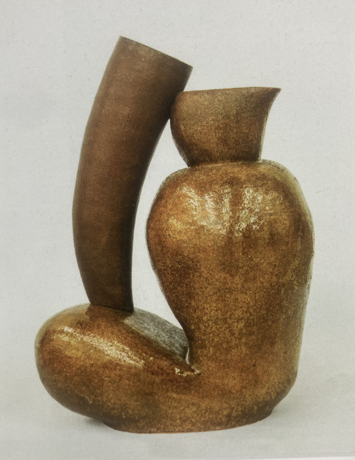 안미희 학생의 도자 작품 '그시절, 아픔'.