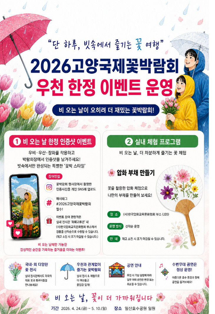 5월 3일 우천 이벤트 운영