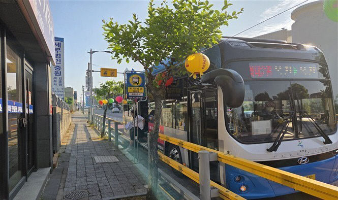 사진2) 옥천읍 순환버스