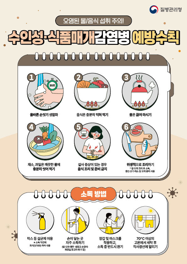 감염병 예방수칙 포스터