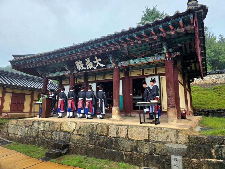 보도 3) 지난해 단양향교 추기 석전대제(1)
