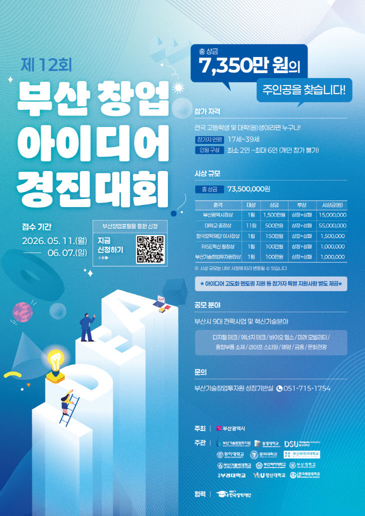 제12회 부산 창업아이디어 경진모집