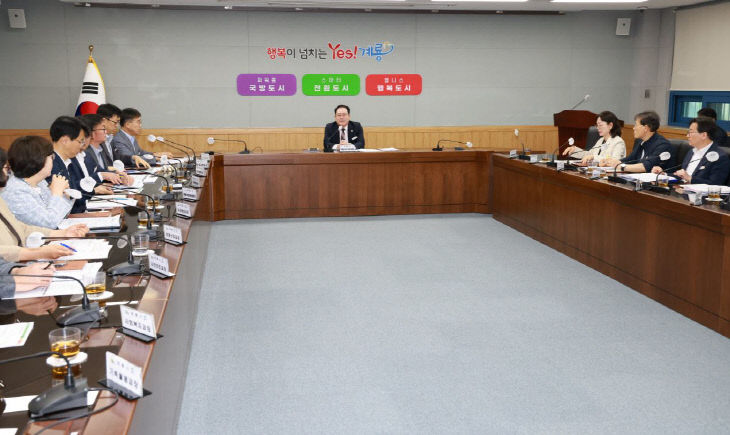 [사진1] 최재성 부시장 권한대행 본격 가동
