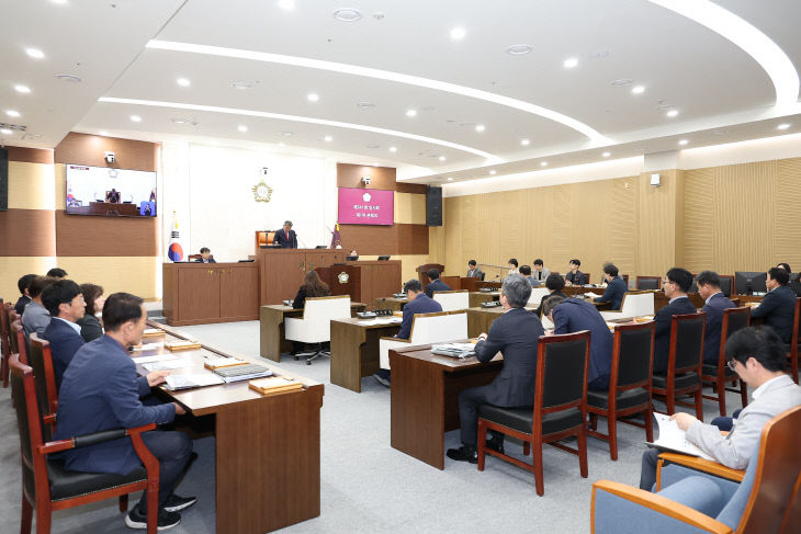 서천군의회, 제341회 임시회 모습