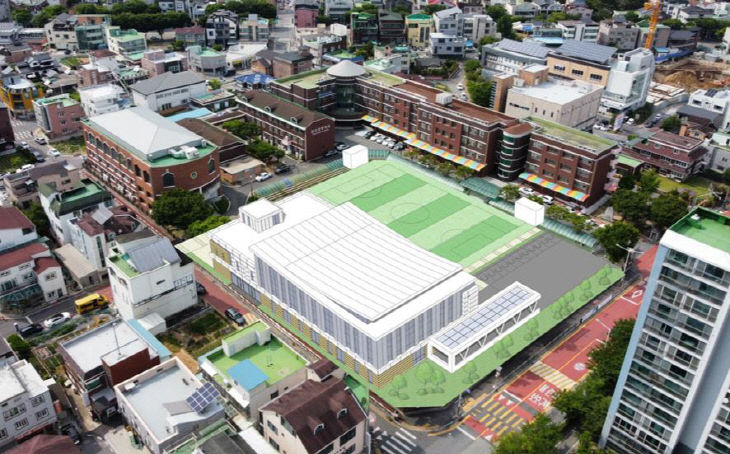 [사진1] 엄사초 학교복합 조감도(안)