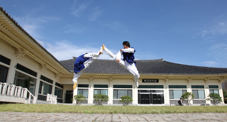 택견 대련 모습.(사진=충주시 제공)