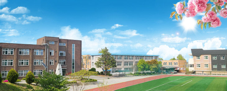 강경상고 전경 조감도