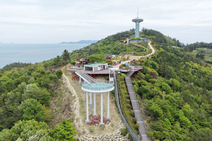 완도 다도해 일출공원 전경