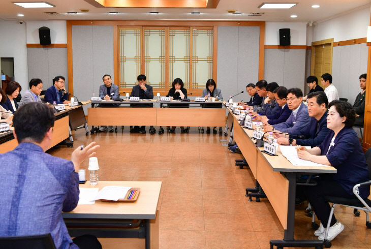 경산시 읍면동장 회의 개최