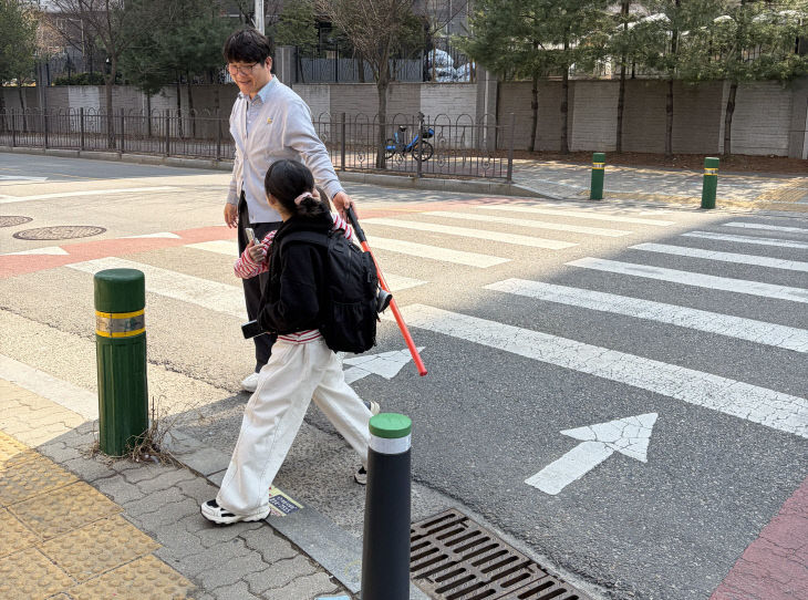 횡단보도 교통지도