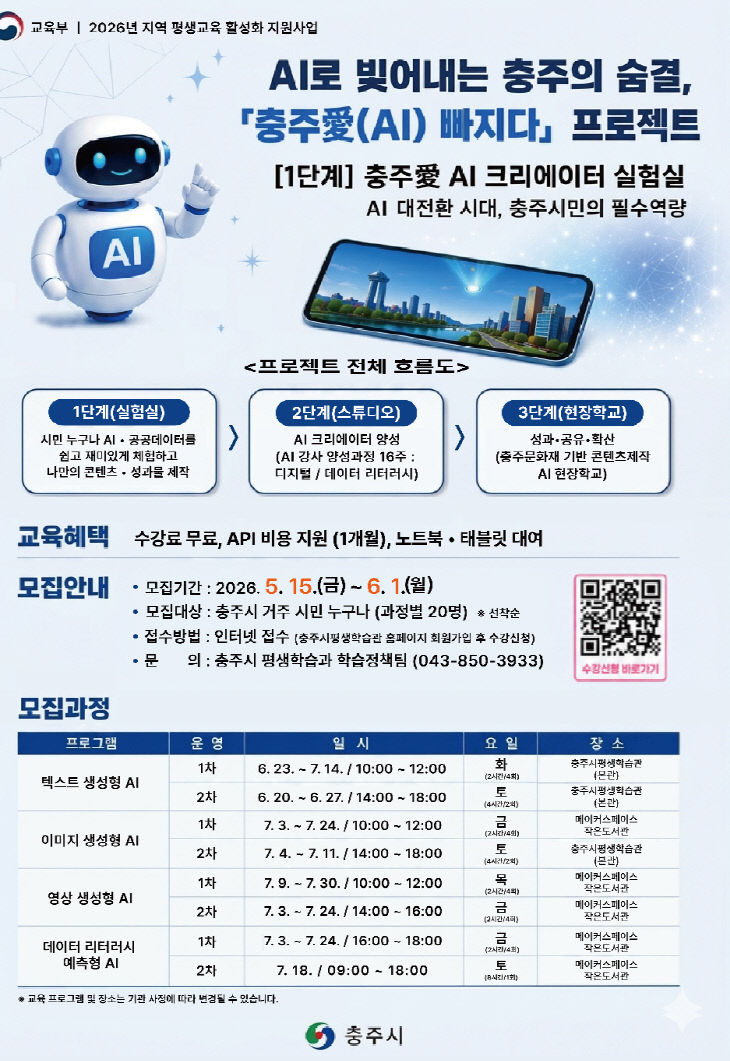 ‘AI로 빚어내는 충주의 숨결, 충주愛(AI) 빠지다’ 프로젝트