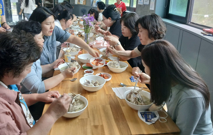 증평 정안농촌체험휴양마을, 아름다운 동행 삼계탕DAY