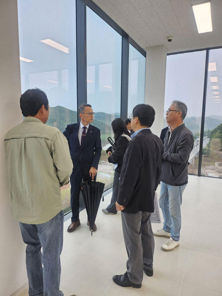 석장리 세계구석기공원 현장 점검 사진 (1)