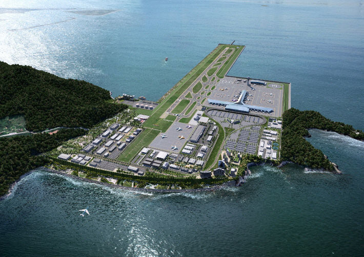 가덕도신공항 조감도.부산시 제공