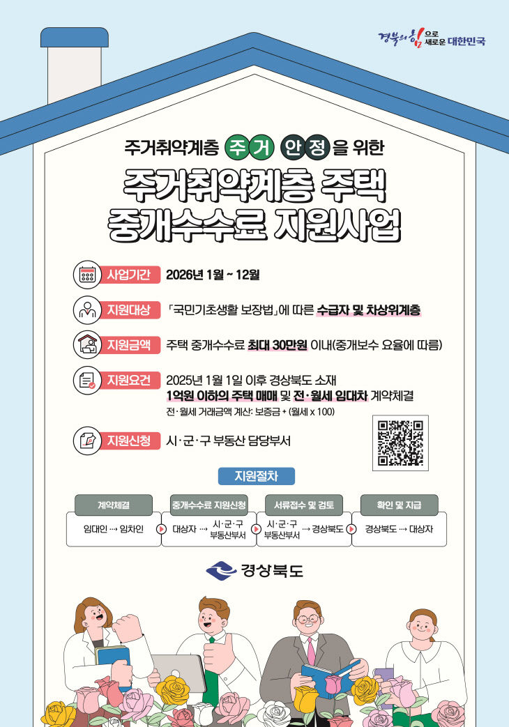 ①(포스터)주거취약계층_주택_중개수수료_지원사업