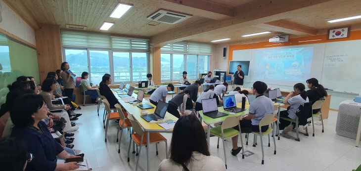 제원중학교, 심폐소생술 보건 공개수업