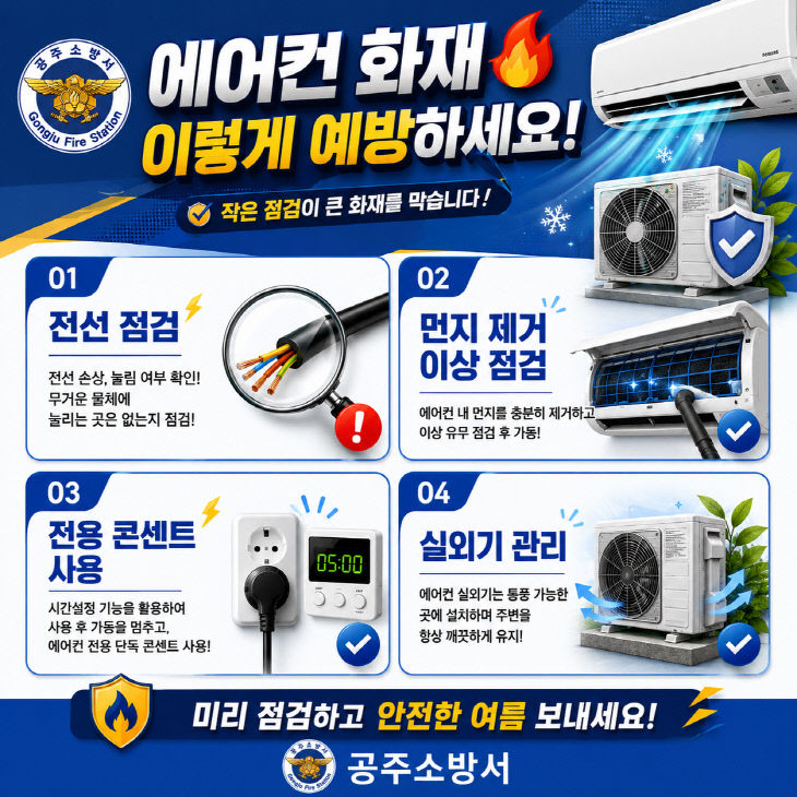 6.1. 공주소방서, 가동 전 안전점검 필수ㅇㅇㅇㅇ