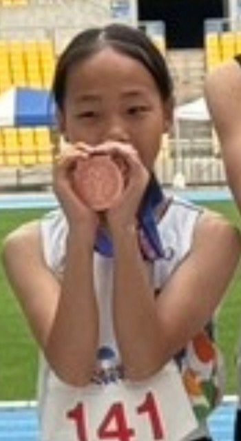 전국소년체전에서 동메달을 딴 서천 서도초 김별 학생