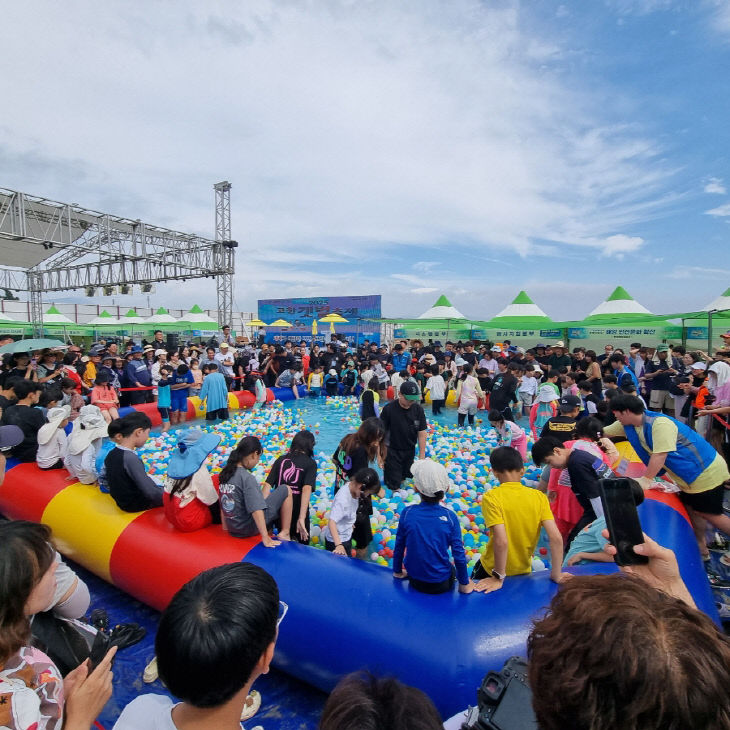고창갯벌축제(자료사진 맨손장어잡기체험)