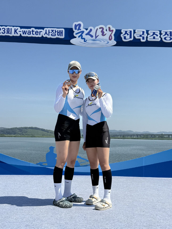 좌측부터 이수빈, 김미수 선수. 장성군 제공