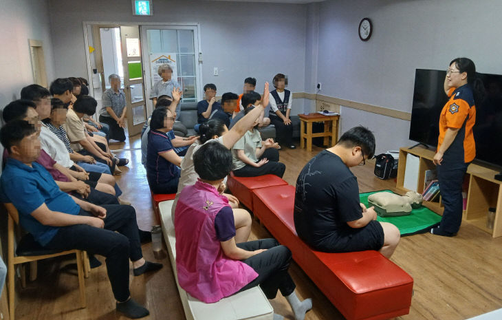장애인 대상 맞춤형 소방안전교육