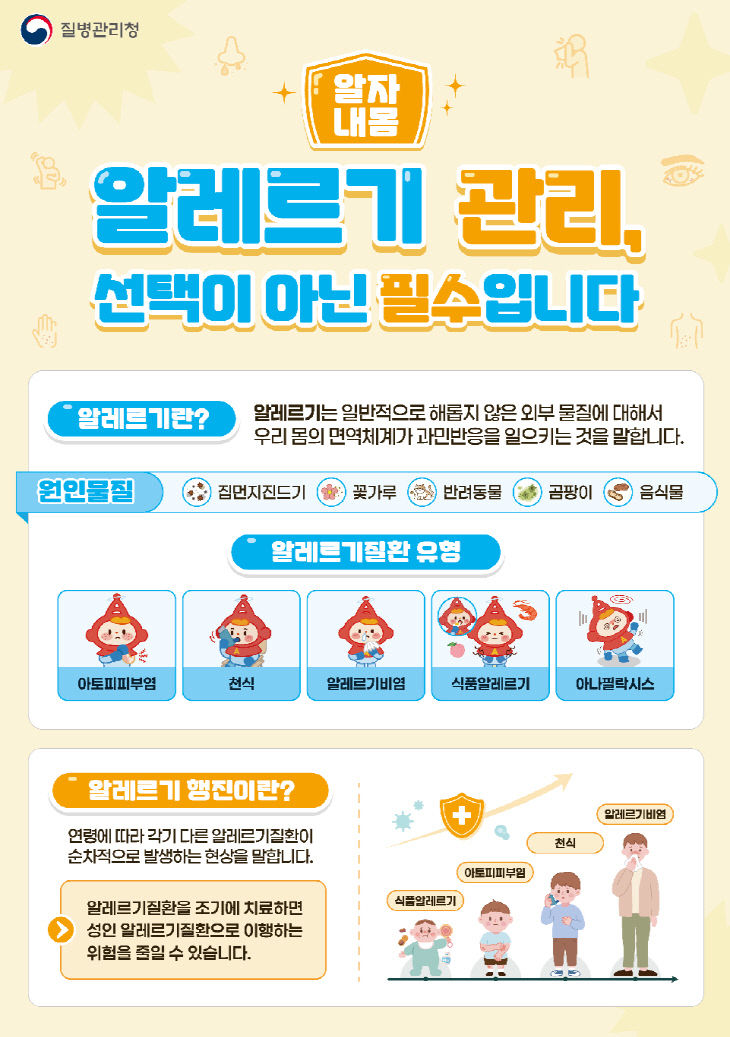 알레르기 질환 홍보문.(사진=충주시 제공)