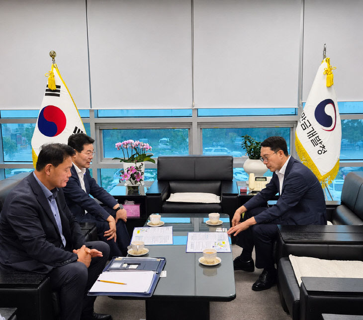 만금개발청장 면담 부안권역 RE100 산단 반영 건의