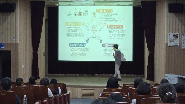 당진교육지원청, 고교학점제 정책 이해 설명회 개최