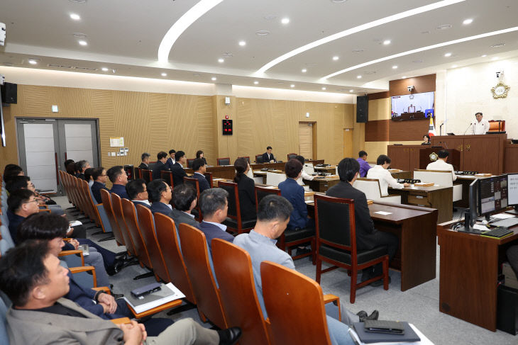 서천군의회, 제342회 임시회 개회