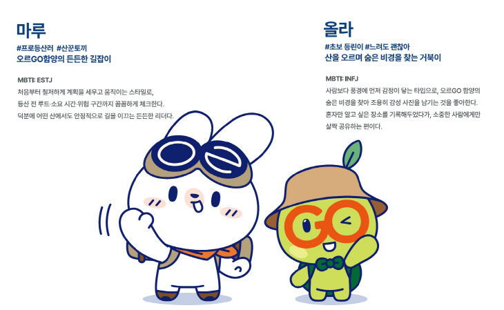 함양군 ‘오르GO 함양’ 공식 캐릭터 탄생