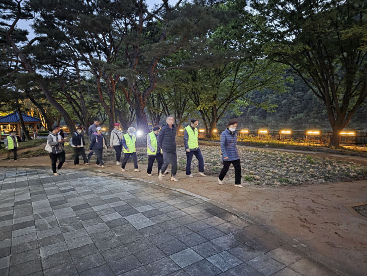 보도 1) 달빛 맨발걷기(1회차 가곡면 새별공원)_1
