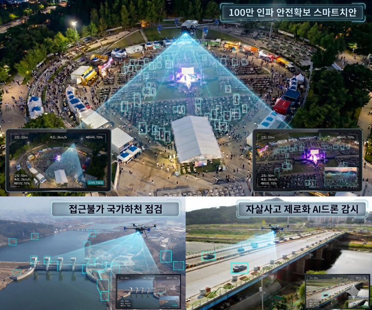 대구시 드론 이미지