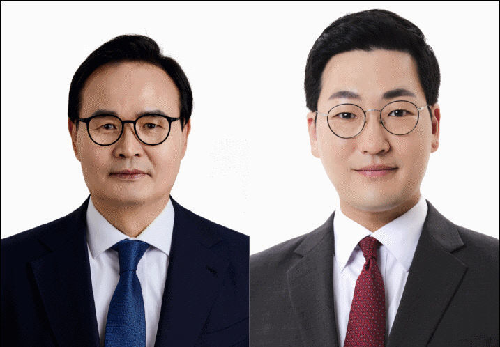 더불어민주당 맹정섭(사진 왼쪽) 후보와 국민의힘 이동석 후보.