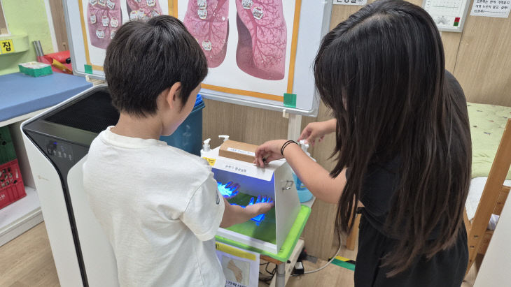 신관초등학교 넛지 활용한 건강 프로그램 운영 사진 (2)