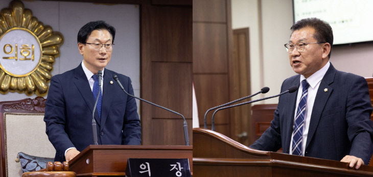 [크기변환]보도자료 사진_1(좌 의장님, 우 부의장님)