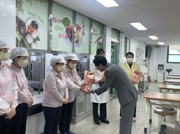 공주교육지원청 학교급식 특별점검 사진 (1)