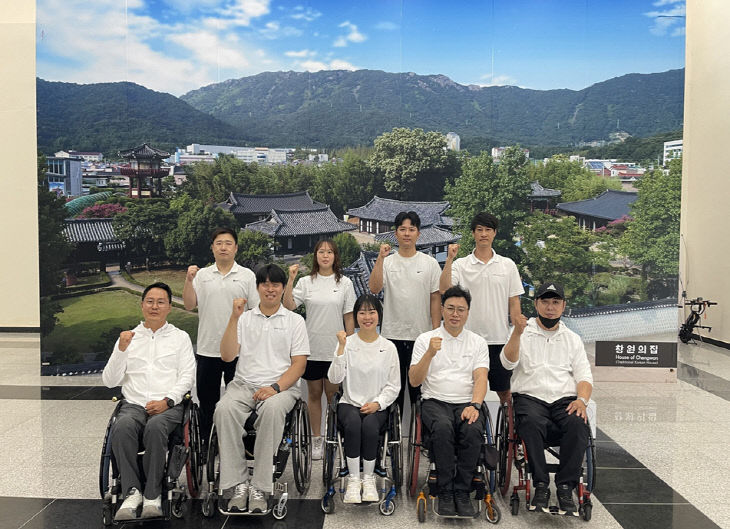 BDH 파라스 단체사진(체육진흥과)