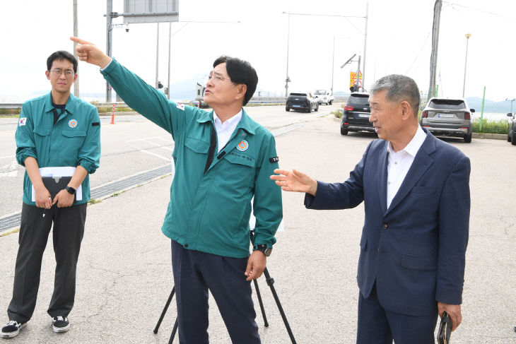 강화군, 민통선 검문소 비대면 전환 CCTV 설치 현장 점검(1)