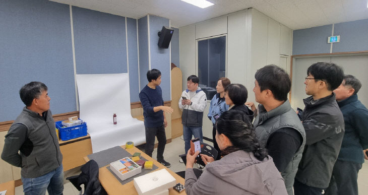 아산시, 농산물 콘텐츠 촬영 교육