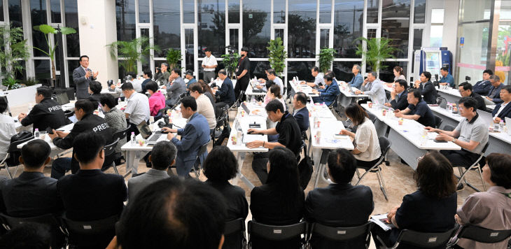 언론인 간담회 장면 (1)