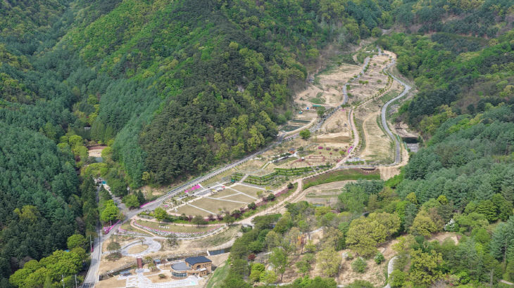 음성 '봉학골 정원' 전경.(사진=음성군 제공)