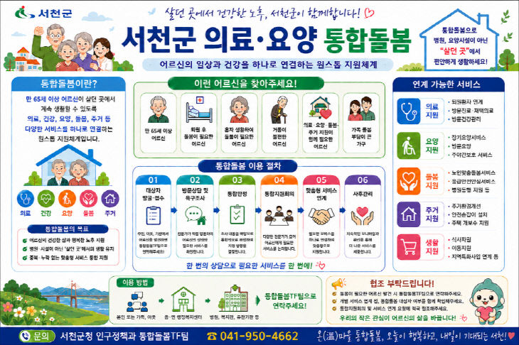 서천, 민선9기 핵심 공약 온마을 통합돌봄 추진